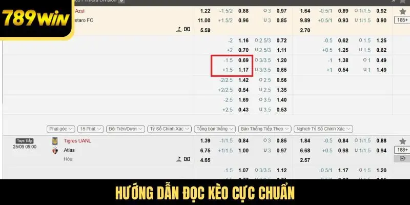 Hướng dẫn đọc kèo cực chuẩn